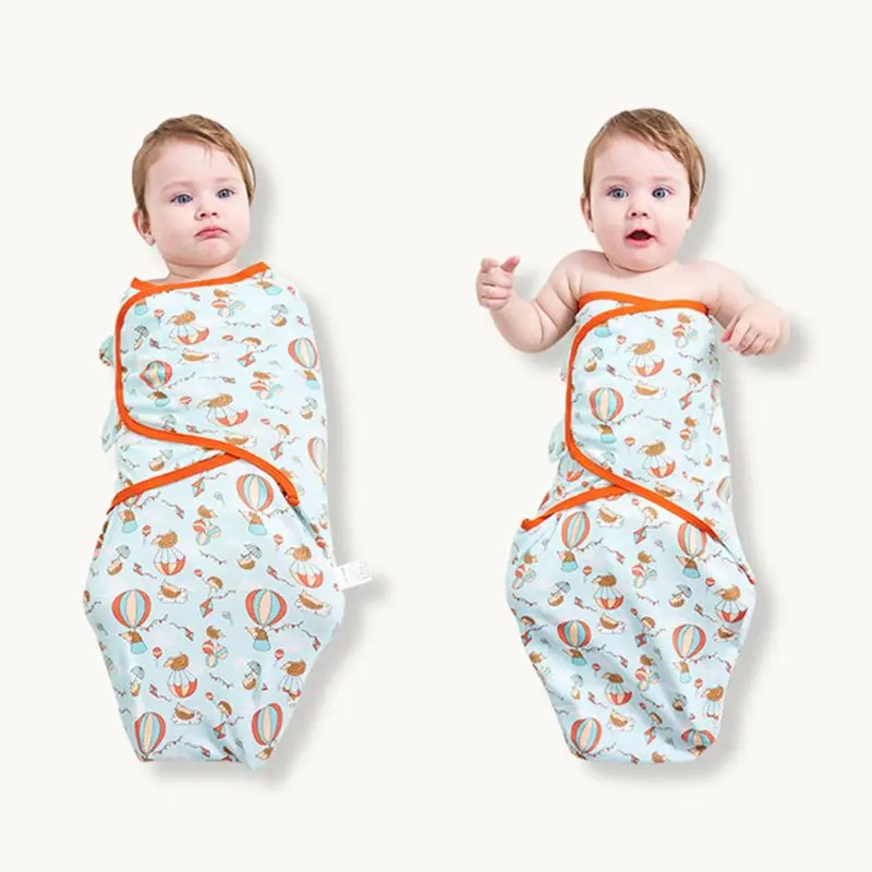 9 видов стилей, 2 шт./комплект, детский хлопковый спальный мешок в форме кокона для детей 0-2 месяцев