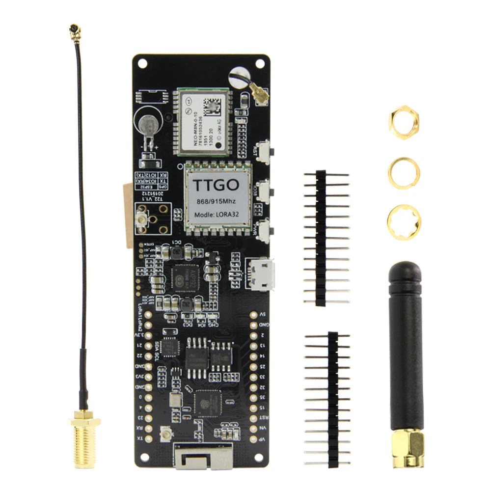 GPS NEO M8N LILYGO®TTGO Т образной балки V1.1 ESP32 LORA 433/868/915/923 МГц Wi Fi Беспроводной Bluetooth модуль