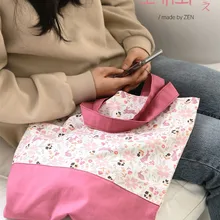 Наполовину ярдовая однотонная хлопковая ткань с пасторальным принтом маленького кролика, ручная работа, платье для одежды, детская одежда, хлопок, T1204