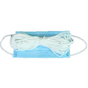 

m Round Elastic Band Rope Rubber Band Tape DIY Ear Hanging Rope Round Mask Protector Rope 500Meters