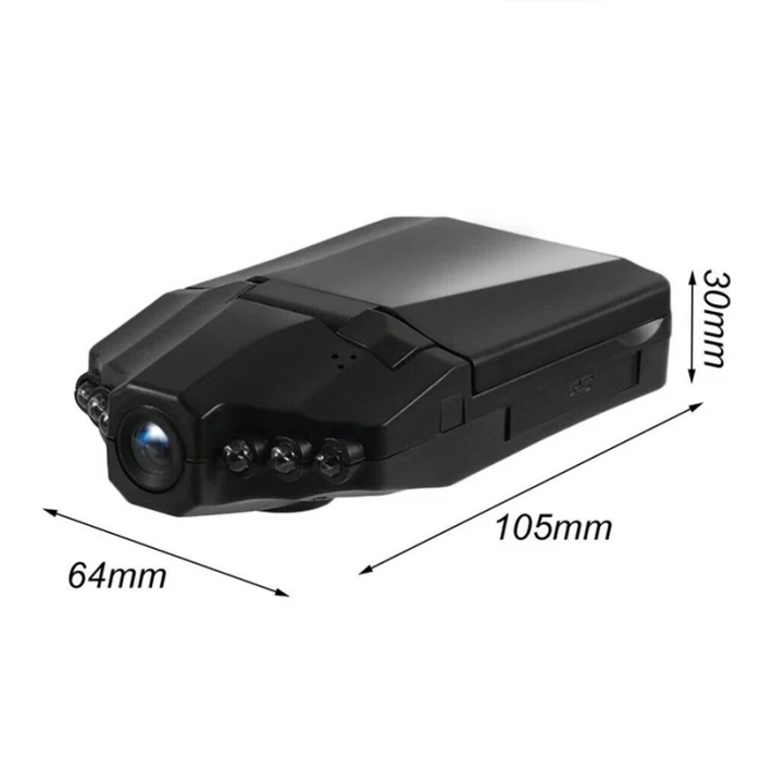 Автомобильный видеорегистратор Dashcam с широкоугольным HD датчиком движения и ночным видением, распродажа