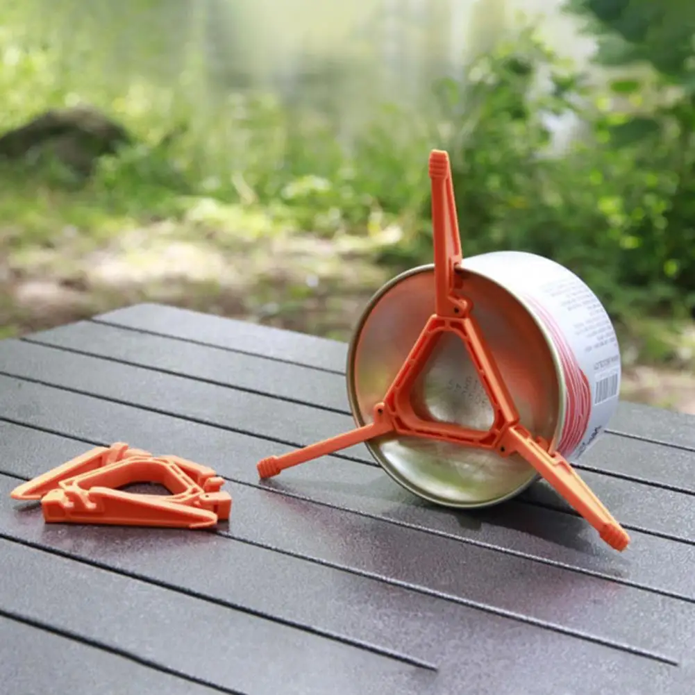 Gas Canister Stand Outdoor Foldable Gas Tank Bracket Camping Stove Tool
