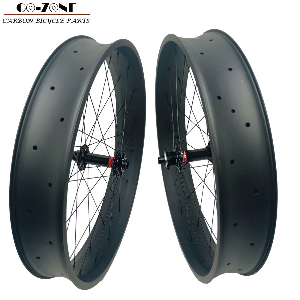 26er fat carbon bike wheels 100 мм x 25 передняя 150/135*15 Задняя 197/190*12 26 &quotnovatec Снежный песок