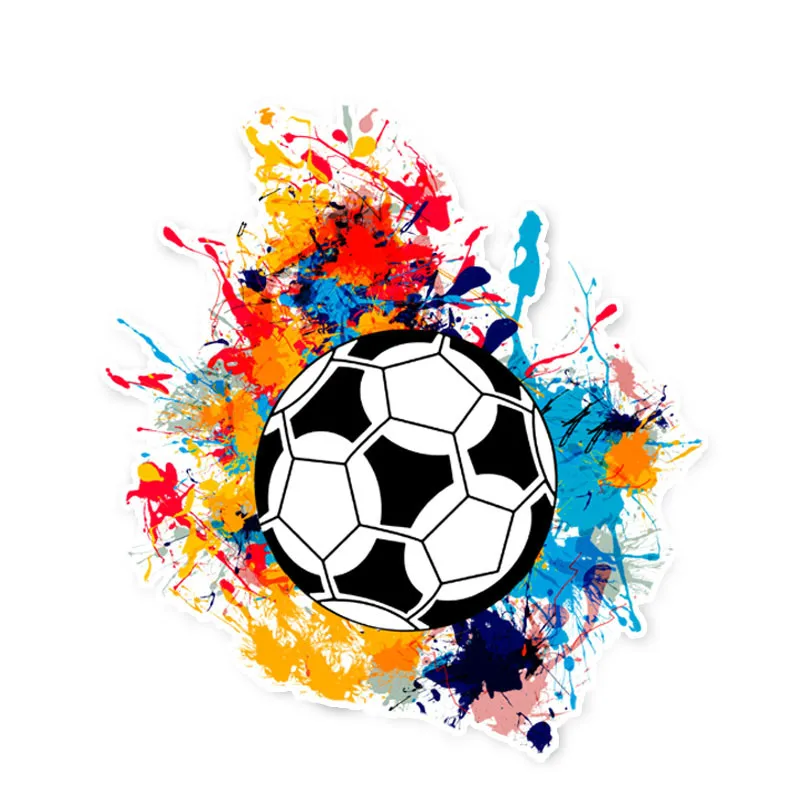 

Creativity Personality Suitable for All Kinds of Cars Colored Football Movement Fitness Car Stickers Accessories,15cm*13cm
