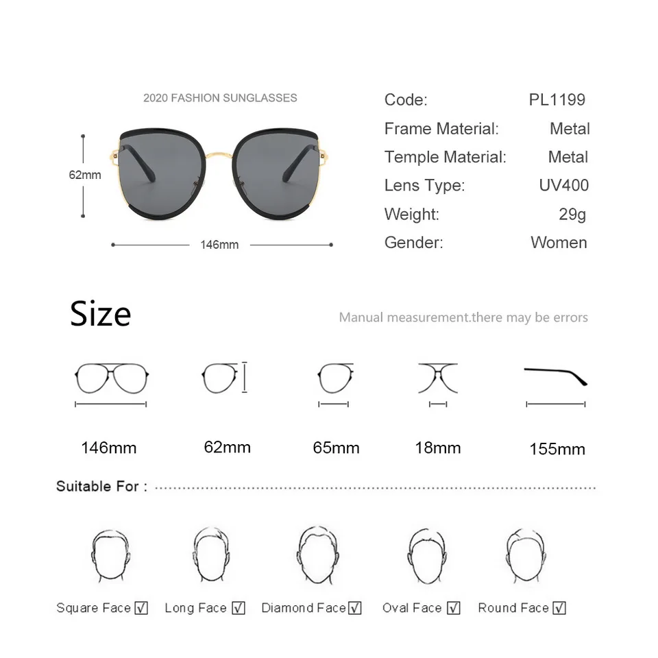Half frame sunglasses-3