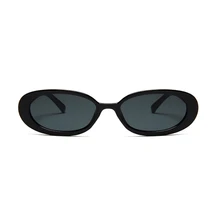 Sunmmer-gafas De Sol ovaladas De Color caramelo para mujer, anteojos De Sol femeninos De diseño Retro, transparentes, De colores