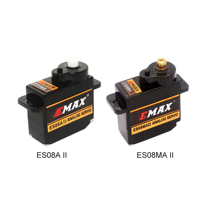 Лидер продаж Emax 8 6g Высокочувствительный мини микро сервопривод ES08AII ES08MA II