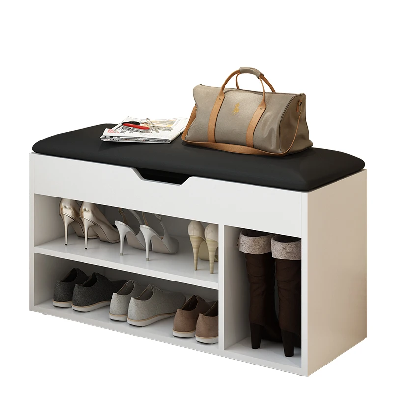 

Change The Shoe Stool Shoe Cabinet Simple Creative Shoe Rack Multifunctional Storage Sofa Bench Simple Bench Change Shoe Stool