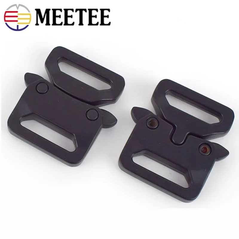 Meetee 2/5 шт. ID 20/25 мм Металлические автоматические пряжки для ремня регулирующая