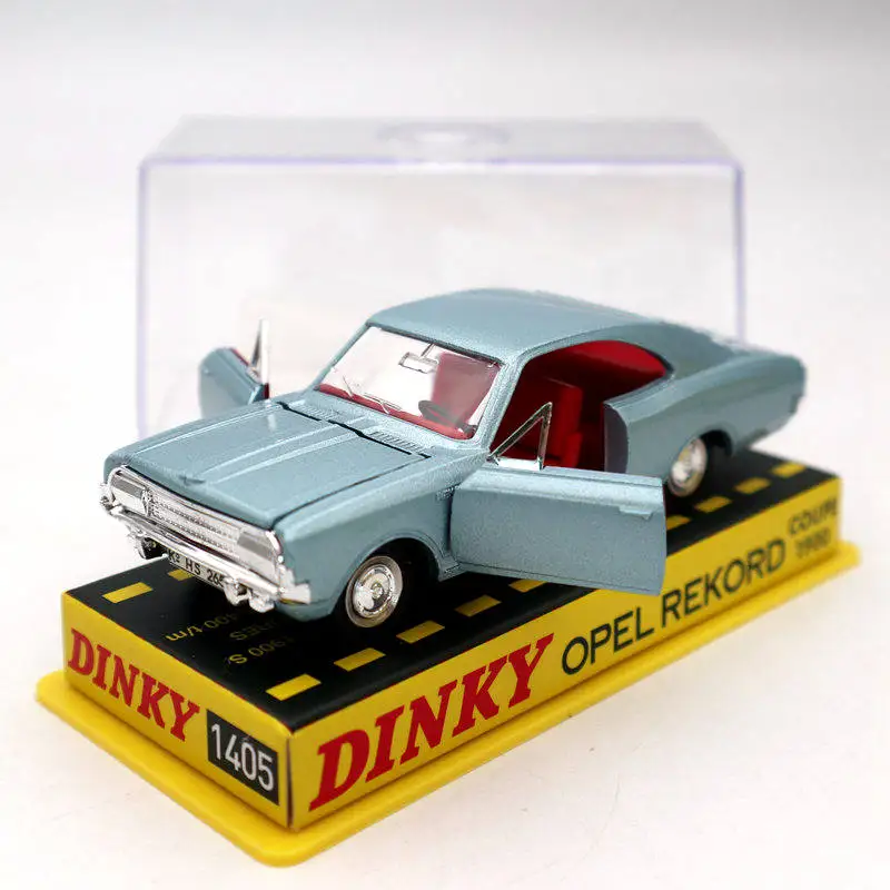 1:43 Atlas Dinky Toys 1405 Opel Pekord Coupe 1900 Diecast Models Car Auto Gift Collection