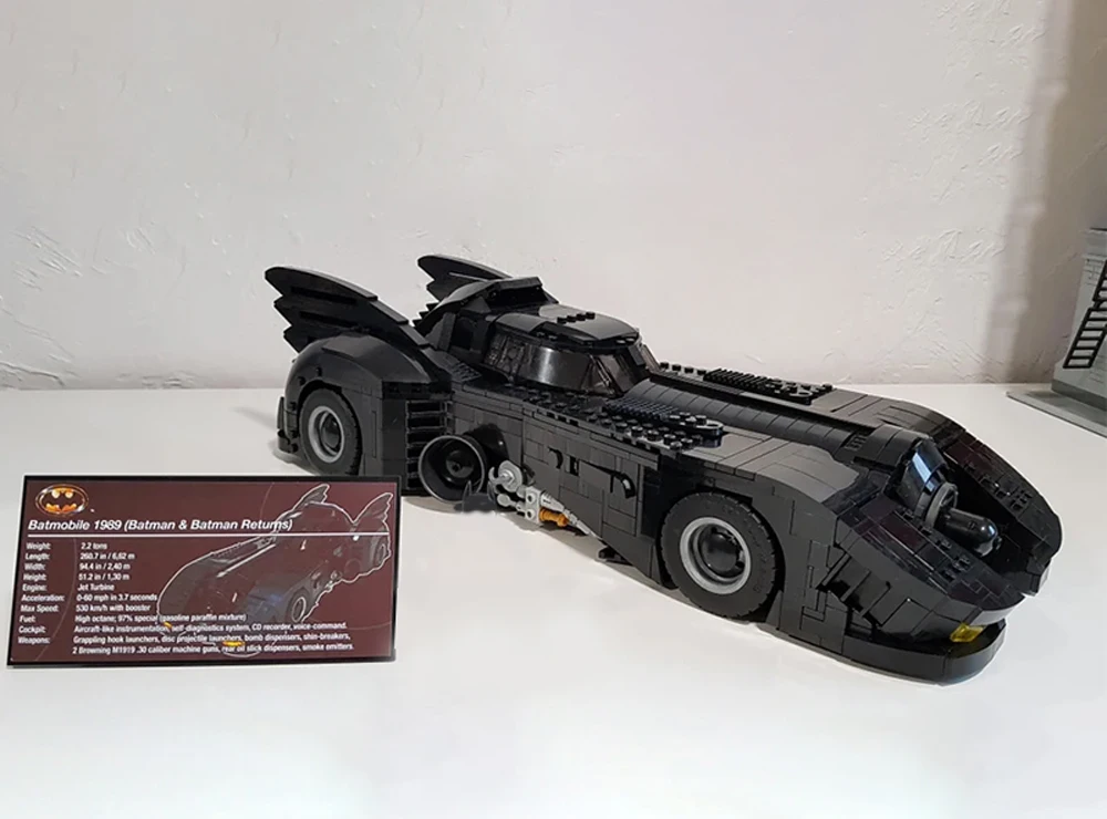 BuildMoc Justice league Batman UCS Batmobile 1989 Final 30 Diecasts Toy Vehicles Toy Car Model Toys For Children Kids C105