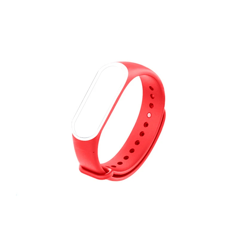 For Mi Band 4 Strap Wrist Strap for Xiaomi Miband 4 Dual Color Silicone for Watch Accessories for Sport Replacement Strap