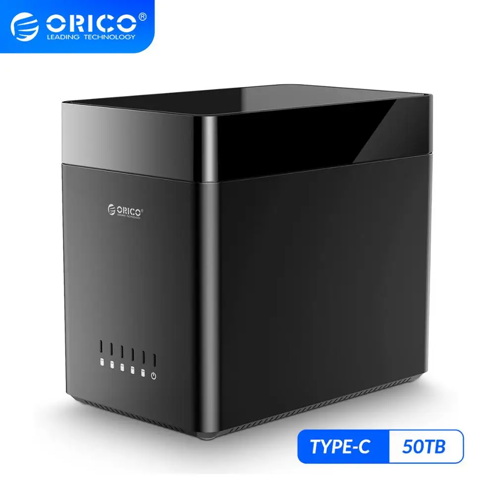 Корпус для жесткого диска ORICO DS Series 5 Bay 3 дюйма Type C USB3.1 Gen1 магнитный чехол с