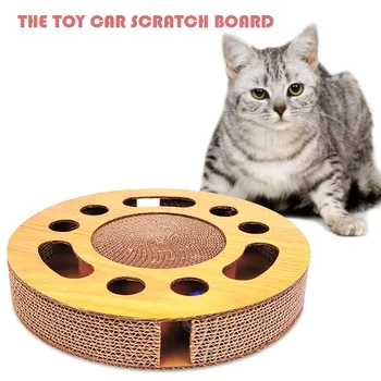 

Cat Toys Cat Scratcher Cardboard Vent Emotions Toys Cat Toy Scratching Pad Cat Game Pets Products Safety Material Pets Supplier