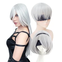 MUMUPI парик абсолютно косплей парики термостойкие серый белый с челкой синтетические волосы Perucas Neil Mechanical Era косплей парик