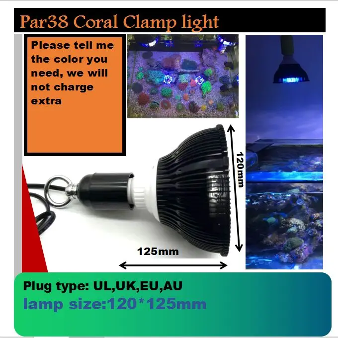 Коралловый фонарь led аквариум Люстра для освещения аквариума лампы лампа в форме растения 50/54 Вт для морской коралловый риф приемный водорослей