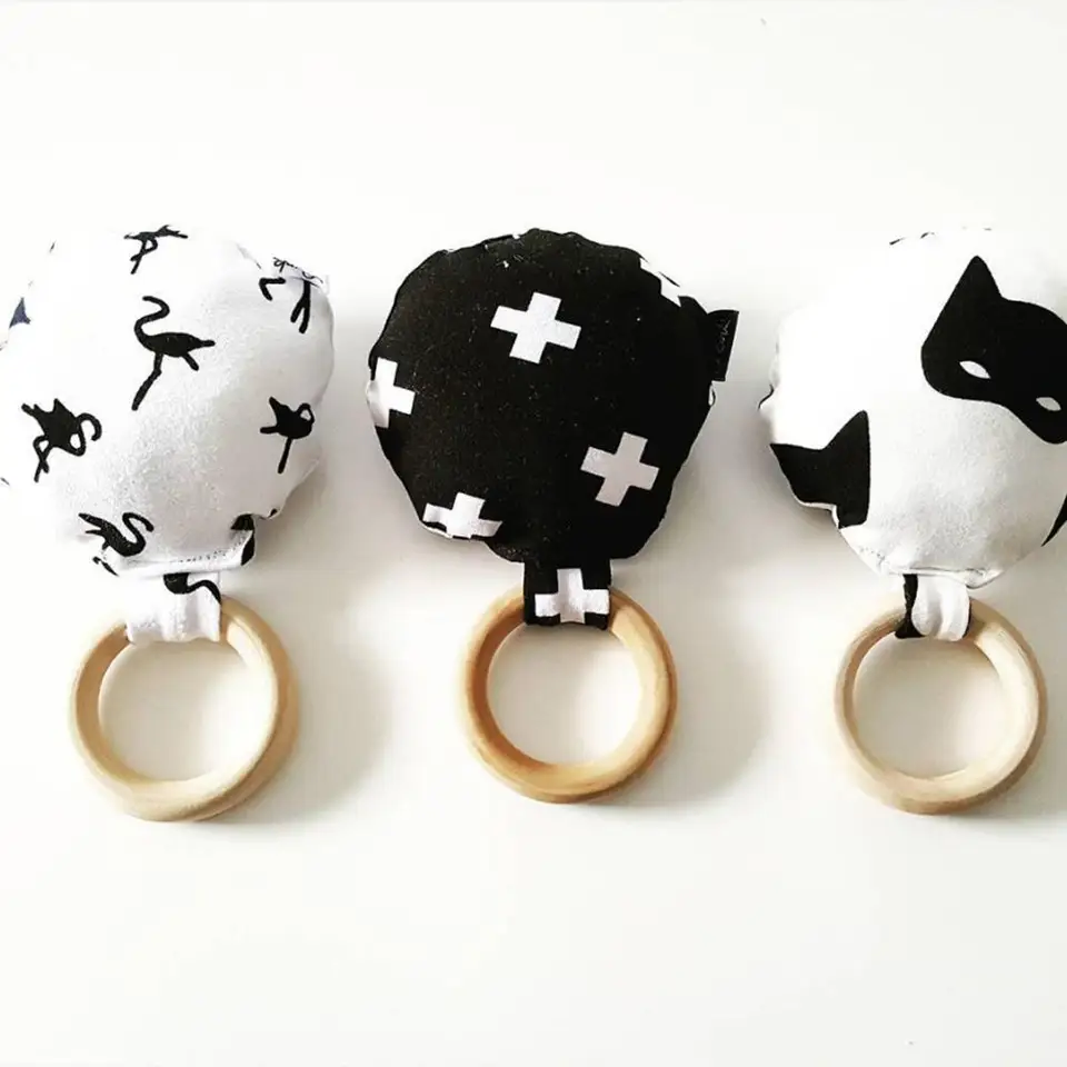 baby safe wooden rings