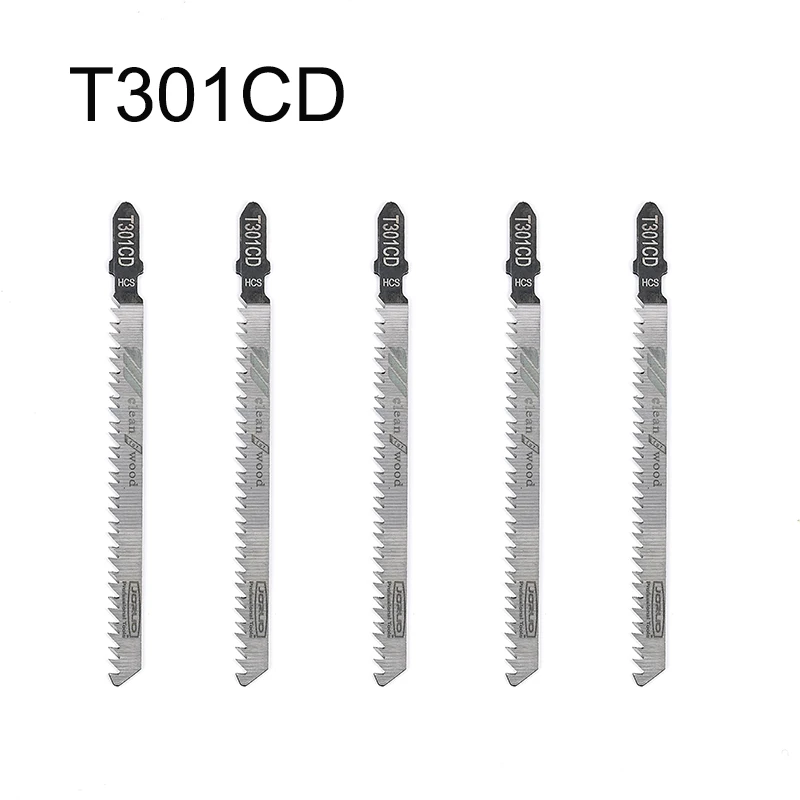 T301CD HCS 116mm T-Shank Jig Saw Blades Clean for Wood Fast Cutting