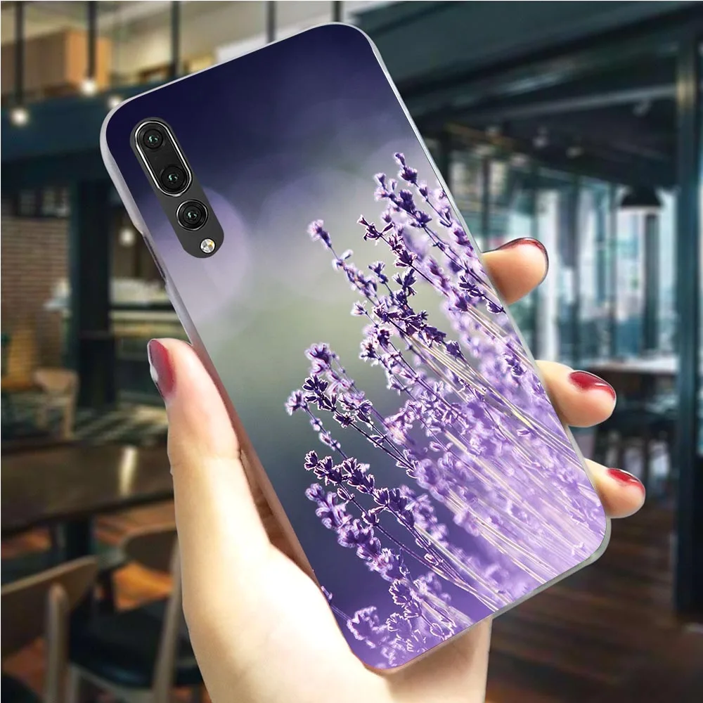 Чехол для телефона Huawei P Smart Z простой чехол с цветами лаванды P9 Lite Mini/2017 P10 20 30 Pro Mate