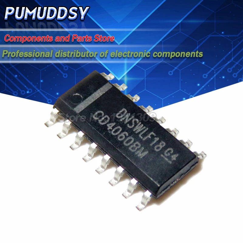 10 шт. CD4060BM SOP16 CD4060 SOP CD4060BM96 SMD новый и IC | Электронные компоненты принадлежности