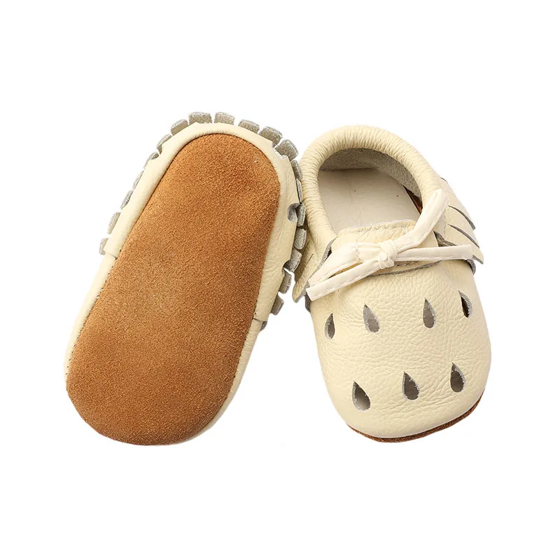 Летняя Высококачественная детская обувь для малышей из натуральной кожи