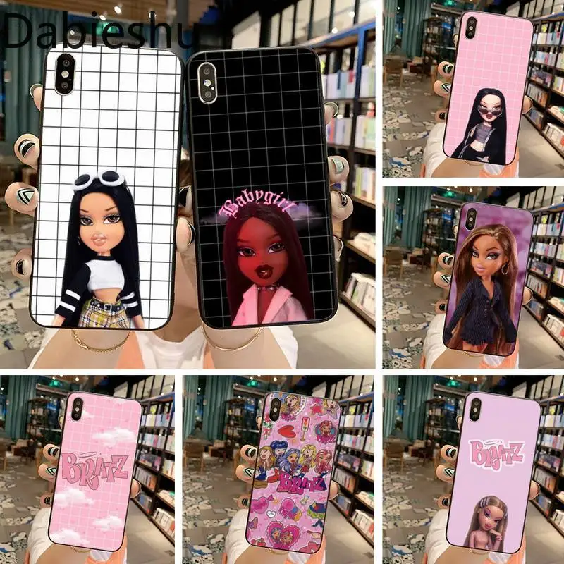 Мягкая Кукла Bratz чехол для iPhone 11 pro XS MAX 8 7 6 6S Plus X 5S SE 2020 XR|Бамперы| |