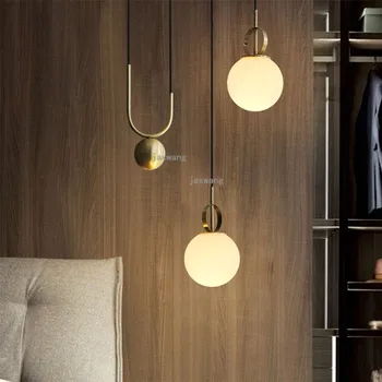 

Modern Glass Led Hanging Ceiling Lamps Nordic Golden Pendant Lamp Lights Hanging Ceiling Lamps Chandeliers Decor Light Fixtures