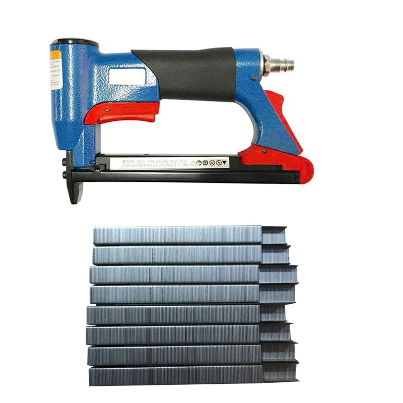 1/2inch Pneumatic Air Stapler Nailer Fine Tool for Furniture 4-16mm Power | Инструменты