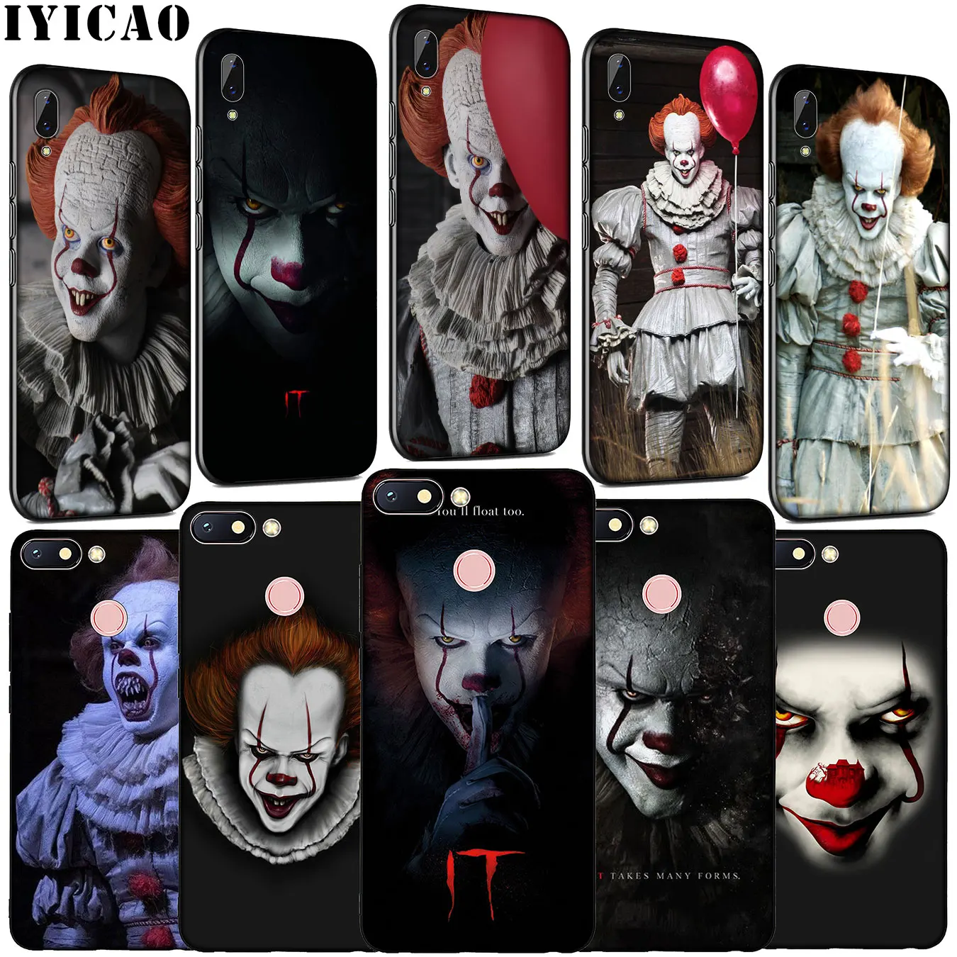 Чехол для телефона IYICAO IT Pennywise мягкий силиконовый чехол Xiaomi Redmi Note 8 8T 8A 7 7A 6 6A 5 5A K30