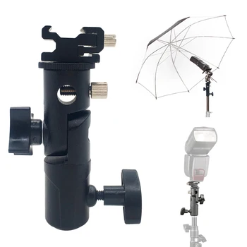 Soporte giratorio para Flash, adaptador de montaje para luz de Estudio tipo E, accesorios de estudio fotográfico