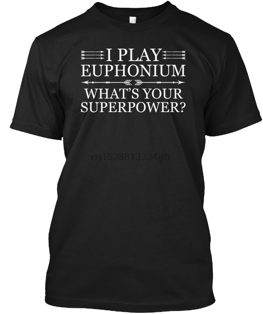 Мужская футболка I Play Euphonium What's Your Superpower женская и | одежда