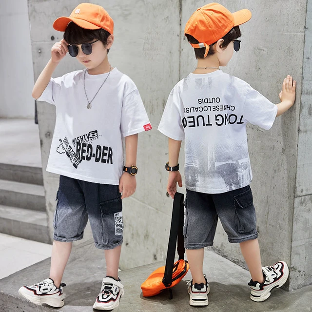 Boys Girls Clothing Sets Teen Boys Printed Hoodies Tops Pants Sport Outfits  Sets Children Casual Suits Tracksuits 6 8 10 12 14 Y - AliExpress