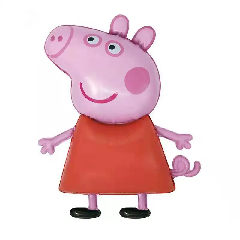 1 шт. фольгированные шары со Свинкой PEPPAPIG Джордж пекс украшения для дня рождения Детские баллоны и аксессуары Принадлежности для вечеринки, оптом - Цвет: Pig Pecs