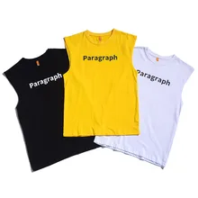 Летний стиль мужской однотонный жилет японский корейский стиль жилет спортивный жилет для фитнеса Чистый хлопок впитывающий пот