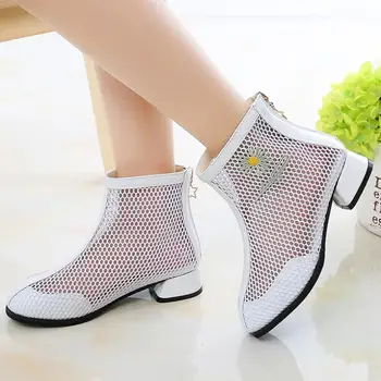 

Cute flowers summer leather Girls sandals Children Roman sandals princess Female Boots Kids gladiator sandals