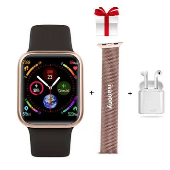 

P90 Smart Watch+Strap+Earphone/Set IP68 Waterproof Samrtwatch Men Women Heart Rate Blood Pressure Call Message Reminder Watches