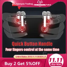 Дропшиппинг телефон игровой триггер для мобильных телефонов пожарные ручки-кнопки для L1R1 контроллер PUBG геймпад джойстик игры и аксессуары 3