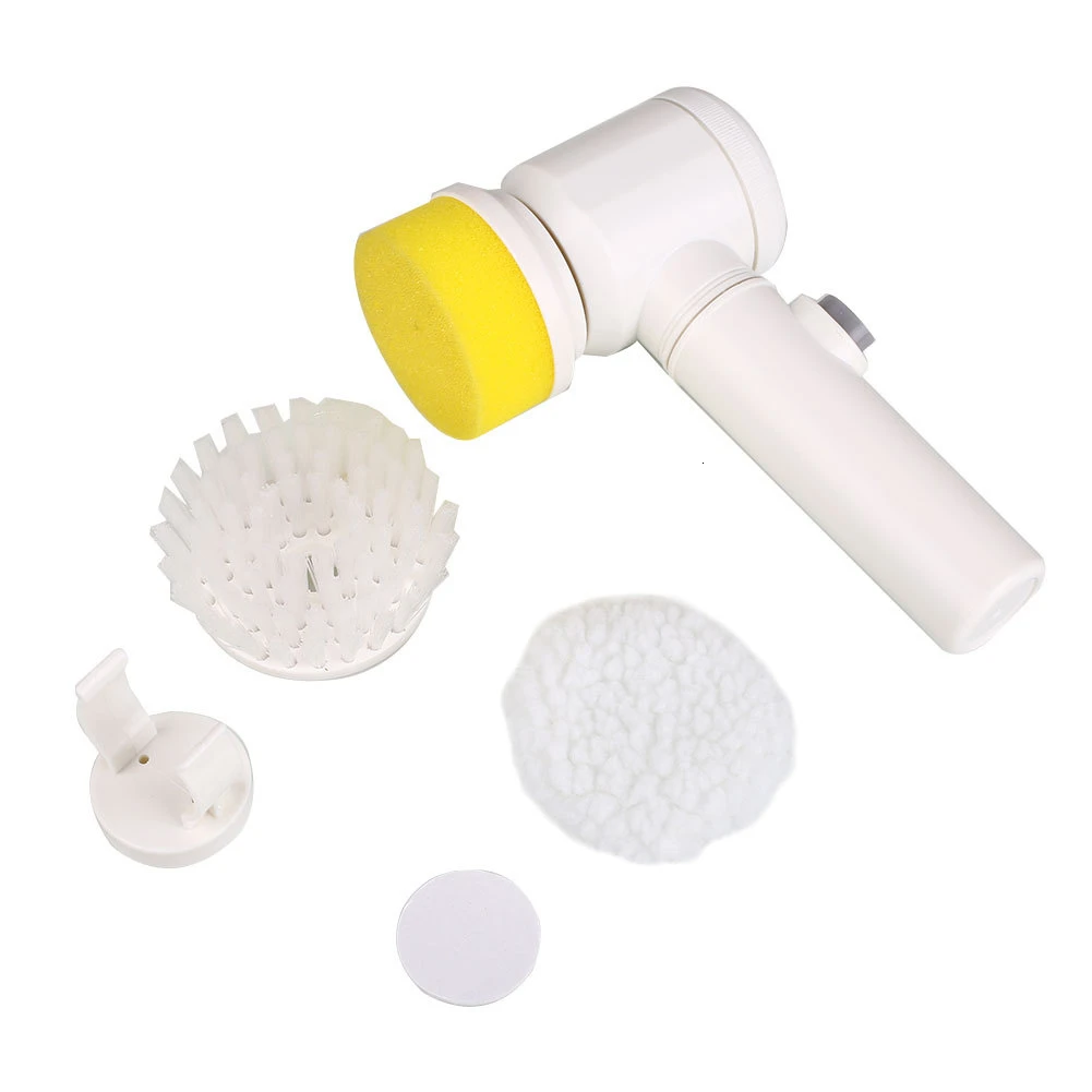 

5 In 1 Handheld Electric Cleaning Brush 3 Mode Washing For Kitchen Bathroom Toile And Tub Brush Washing Brush Home Cleaning Tool