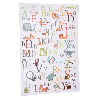 

Wall Sticker Decal Art Mural Room Removable Alphabets Animals Colorful