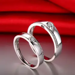 18ct золото 0.33ct набор колец для пар с бриллиантами Обручальные кольца для мужчин и женщин бесплатная DHL доставка