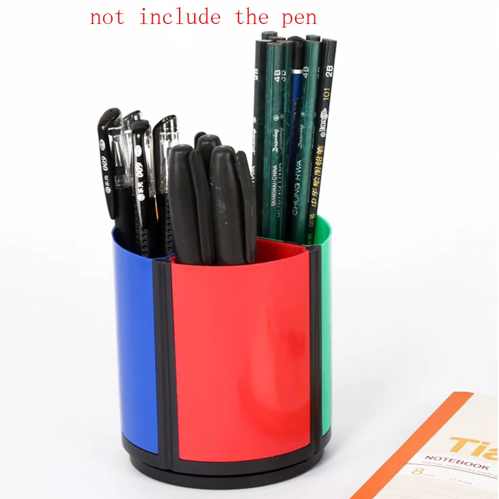 DIY Plastic Pen Holder Office Multi function Pen Holder Office Supplies