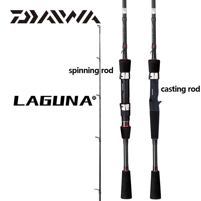 Black Finish 8 Guides No Daiwa LAG601MHFB 6-Foot Laguna Trigger Rod with 10 to 20-Pound Line Weight Fast Action