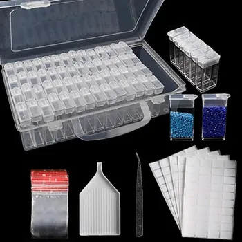 

Compartment Diamond Painting Storage Box 5D Diamond Embroidery Sorting Box accessories art supplies storage box
