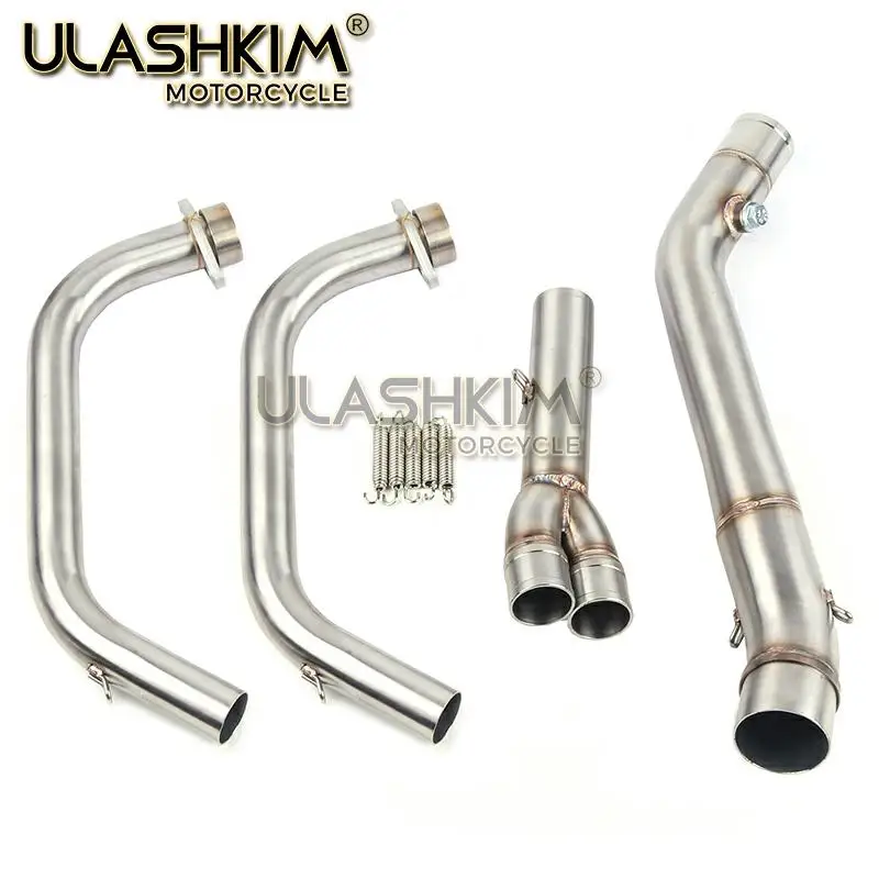 R25 R3 MT-03 MT03 полная выхлопная система мотоцикла Mid Link труба глушителя слипоны для Yamaha R25 R3 MT03