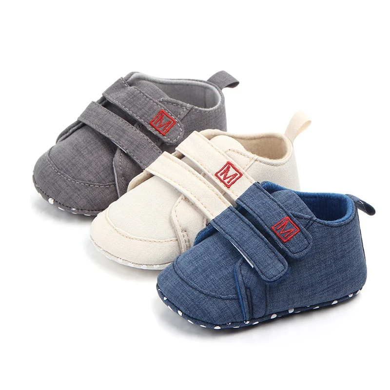  Classic Canvas Baby Shoes Newborn First Walkers Fashion Baby Boys Girls Shoes Cotton Casual Shoes B
