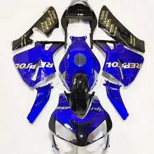 Обтекателя Синий Черный для honda CBR600RR 03-04 CBR600 RR F5 глянцевый CBR 600RR 600 RR 03 04 2003 2004