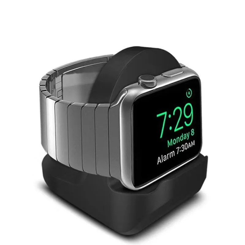 Силиконовые зарядки стенд держатель док-станция для Apple Watch серии 1/2/3/4, 42 мм, 38 мм, версия Зарядное устройство Держатель кабеля для наручных часов iwatch 1 2 3 док-станции