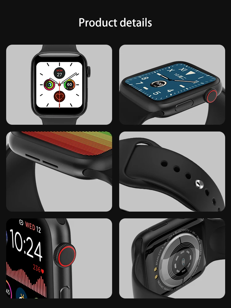 Finow W68 Смарт-часы reloj 1,54 дюймов с дисплеем BT умные часы для мужчин монитор сердечного ритма для Apple IOS Android телефон умные часы