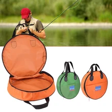 Защитный холщовый двухслойный ручной рюкзак сумка для ухода за рыбами наружная Рыболовная Снасть портативный с боковым мешком
