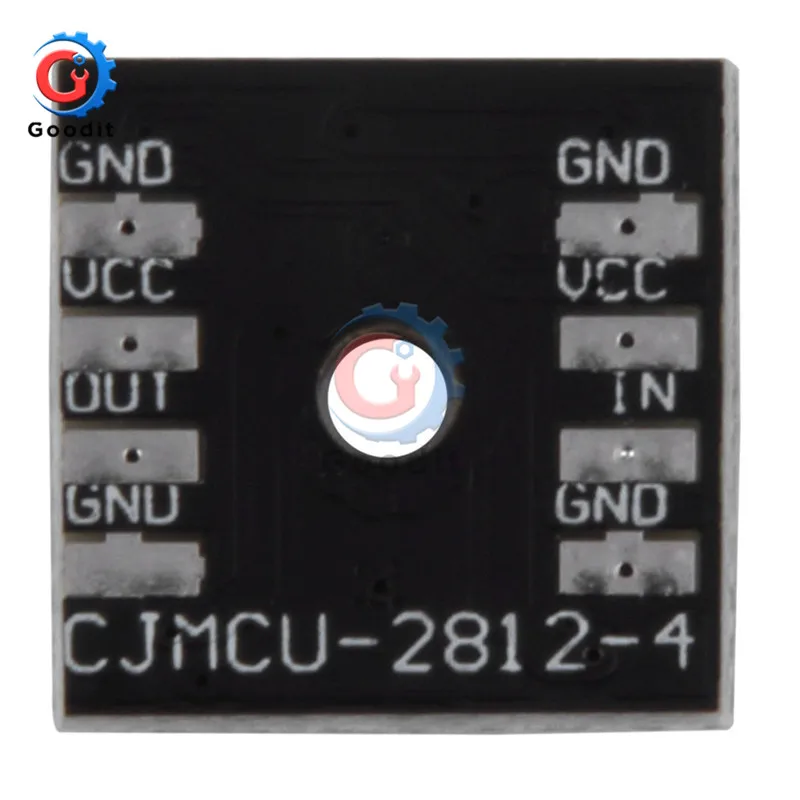 4 Channel WS2812 5050 RGB LED Lamp Panel Module DC 5V 4Bit Full Color Highlight LED Precise Modules for Arduino Diy Kit 2 *2